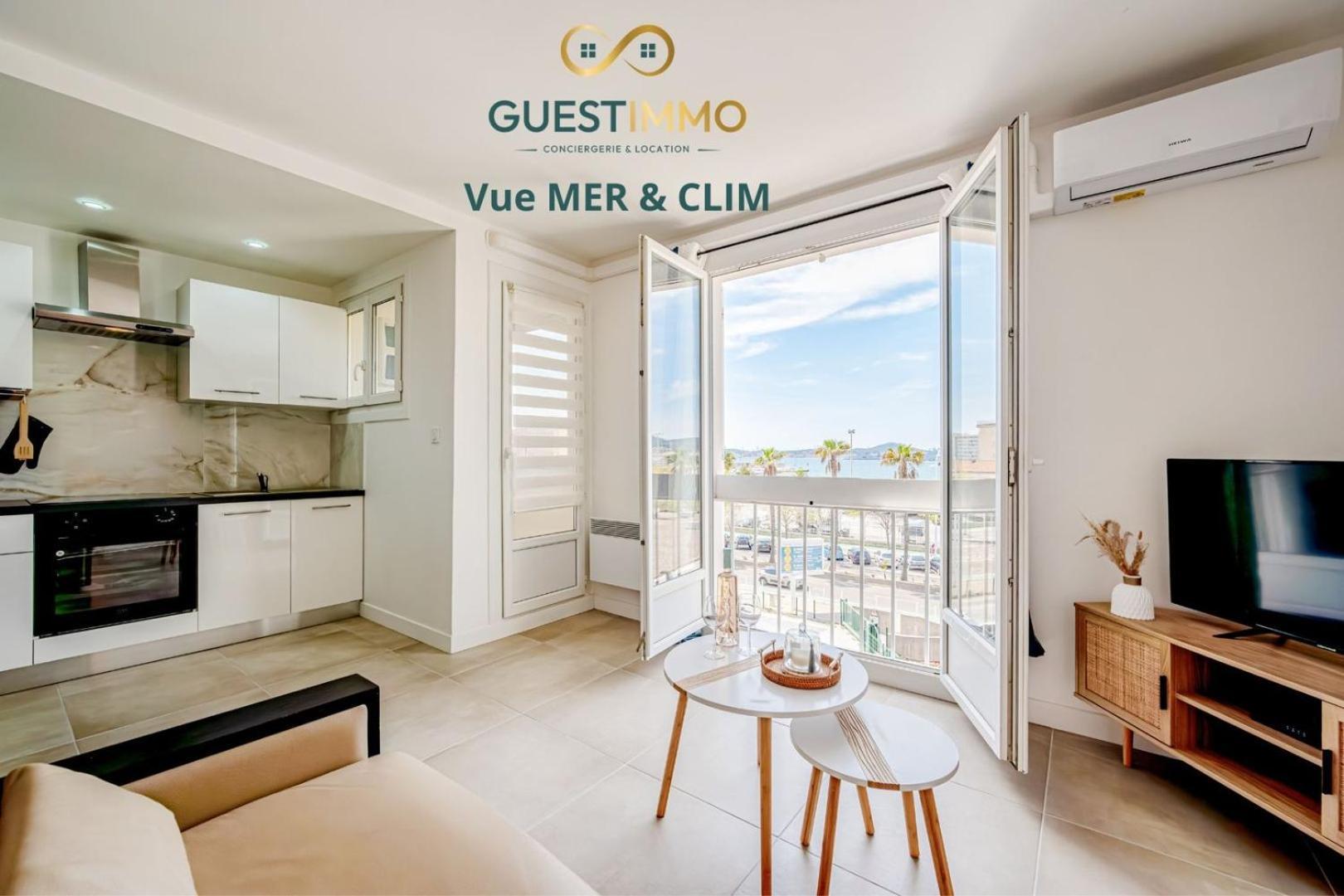 טולון Air-Conditioned Apartment - Sea View Port מראה חיצוני תמונה