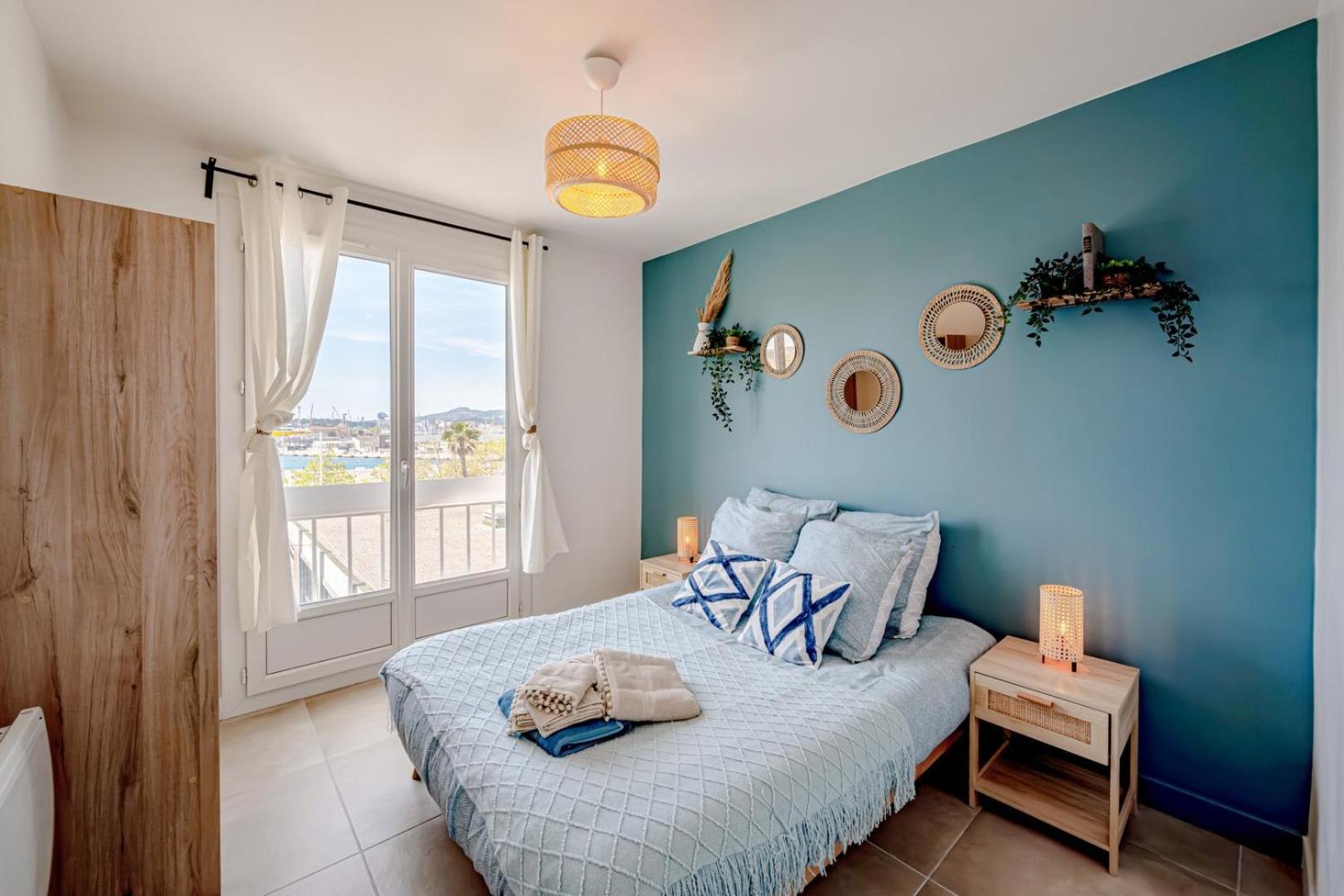 טולון Air-Conditioned Apartment - Sea View Port מראה חיצוני תמונה